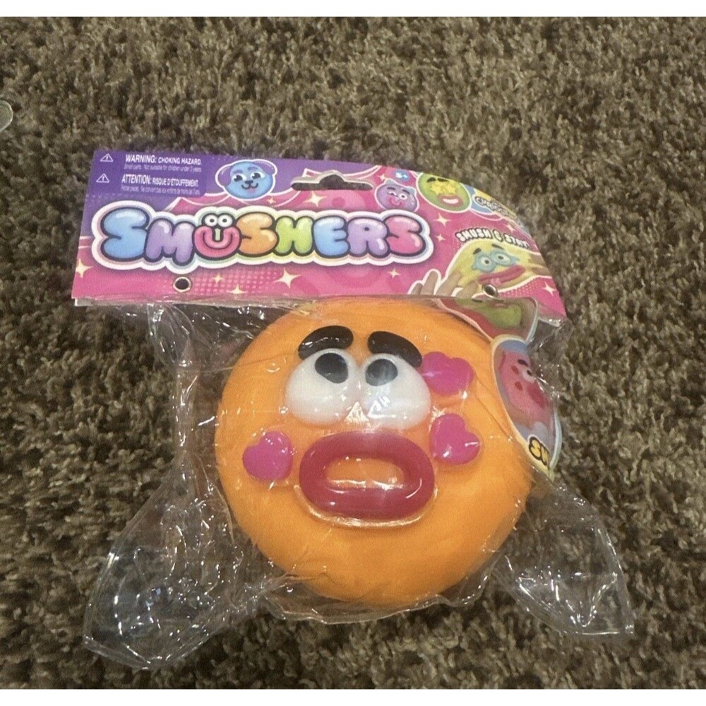 Authentic ORB Curiosities Smushers Squeeze Toy Face Swap Sensory VIRAL SQUISHY